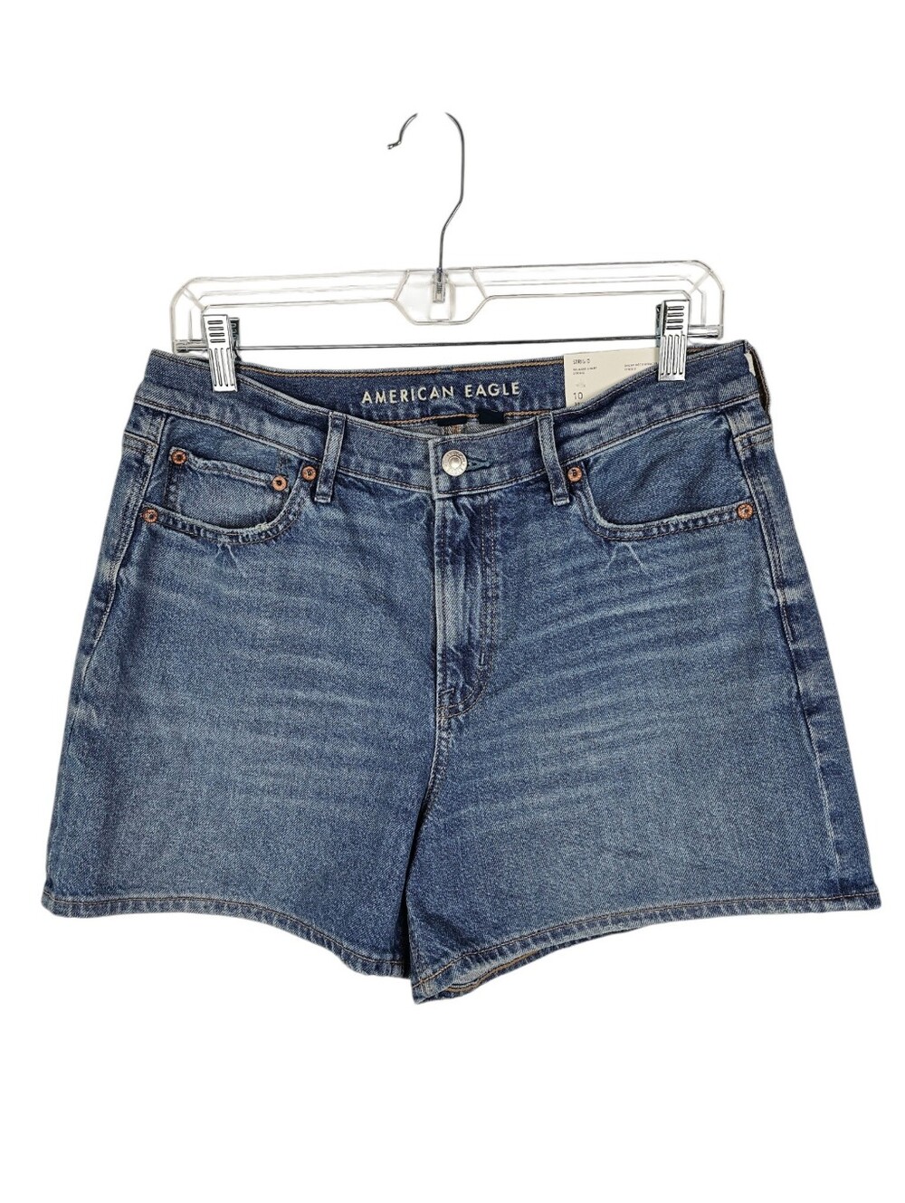 American Eagle High Rise Relaxed Jean Shorts NWT 10/30W